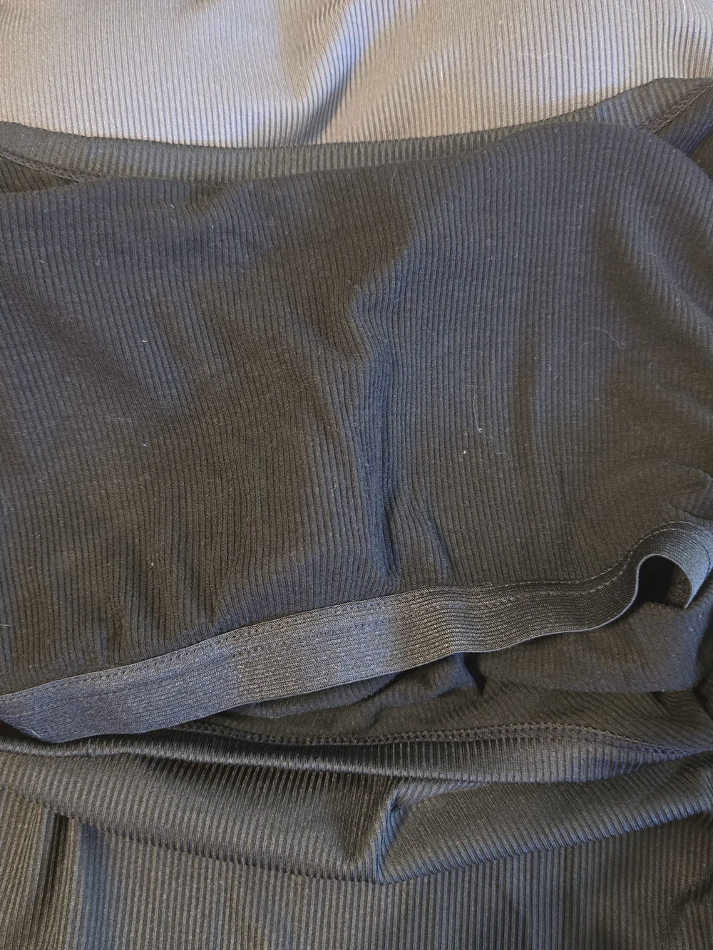 SHEIN Ribbed Tank Tops - Red, Gray, Black Built In Bra - Picture 3 of 5